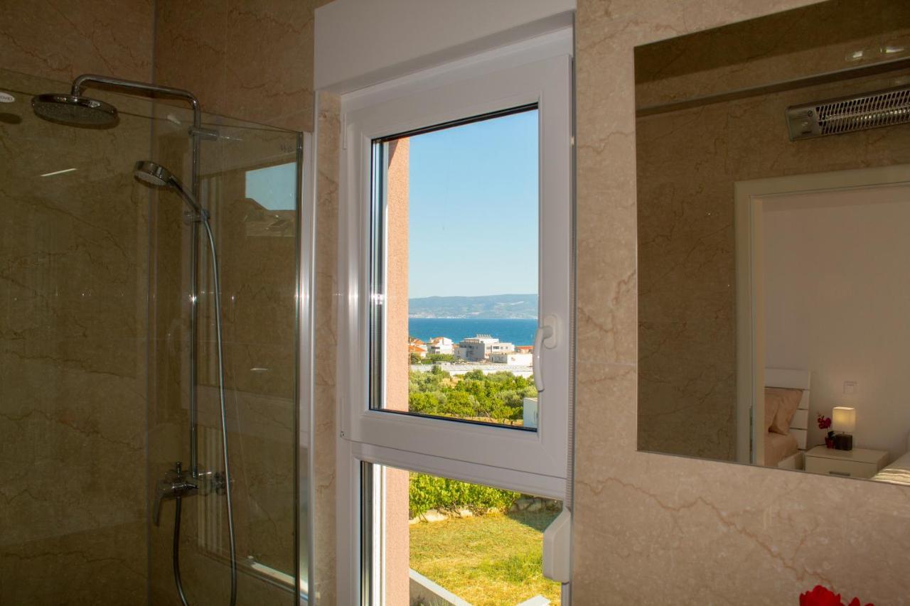 Modern Villa With Jacuzzi, Beautiful Sea View, Near Split! Villa 36A Podstrana Esterno foto
