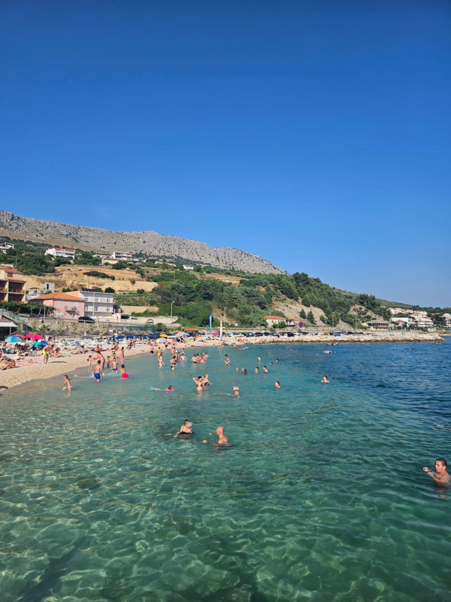 Modern Villa With Jacuzzi, Beautiful Sea View, Near Split! Villa 36A Podstrana Esterno foto